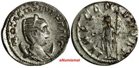 Otacilia Severa 244AD Silver WIFE OF PHILIP I Antoninianus .Juno holding patera