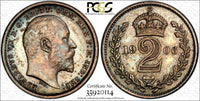 Great Britain Edward VII Silver 1906 2 PENCE PCGS PL64+ PROOFLIKE TONED KM# 796