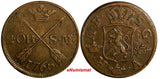 SWEDEN Adolf Frederick (1751-1771) Copper 1766 S.M.2 Ore 33.7 mm KM# 461 (14385)