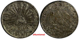 MEXICO Silver 1847 Go PM 1/2 Real Guanajuato Mint KM# 370.7