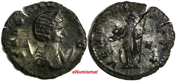 Roman Empire Silvered Salonina (AD253-268) Wife of Gallienus Antoninianus