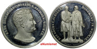 Germany Saxony Weimar Medal 1857 Carl August Grand Duke Goethe-Schiller Monument