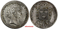 SWEDEN Carl XIV Johan Silver 1835 CB 1/16 Riksdaler UNC 2 YEARS TYPE KM#644