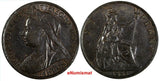 Great Britain Victoria Bronze 1899 1 Penny XF KM# 790