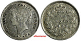 CANADA Victoria Silver 1892  5 Cents Mintage-860,000 BETTER DATE KM# 2