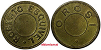 COSTA RICA TOKEN ROBERTO ESQUIVEL CARAZO - OROSI, aUNC Condition 25,5mm