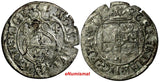 Livonia Christina of Sweden (1632-1654) Silver (16)44 1/24 Thaler SCARCE KM# 31