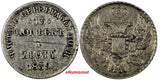 POLAND RUSSIA Nicholas I Silver 1839 MW 1 Zloty 15 Kopecks SMALL CROWN C# 129