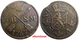 SWEDEN COPPER Adolf Frederick 1767 2 Ore,S.M  Low Mintage:467,000  KM#461