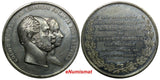 GERMANY Medal 1861 Wilhelm I and Princess Augusta Anniversary Coronation 45,5mm