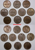 Finland Nicholas II Copper LOT OF 10 COINS 1915  5 Pennia KM# 15
