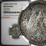 Mexico ESTADOS UNIDOS MEXICANOS 1906 M 20 Centavos NGC UNC DETAILS KM# 435