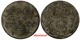 Sweden Carl XII (1697-1718) Silver 1700 1 Ore Mintage-418,000  KM# 250a