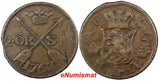 Sweden  Adolf Frederick Copper 1767 2 Ore, S.M. Low Mintage-467,000 KM# 461