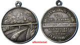 Argentina Bridge Road  Silver 1932-1957 Medal 25th Anniverary XF Condit. 30 mm