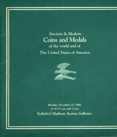 SOTHEBY'S Ancient & Modern Coins and Medals of the World and of United States