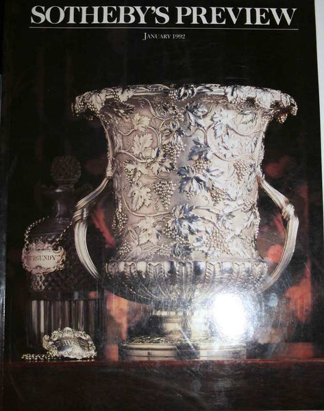 SOTHEBY'S  january 1992 Art  Furniture and Decorations