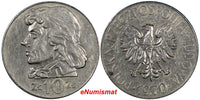 Poland Copper-Nickel 1970 10 Zlotych Tadeusz Kosciuszki Y# 50a (8956)