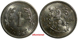 FINLAND Copper-Nickel 1928 1 Markka GEM BU COIN KM# 30