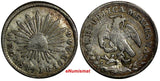 MEXICO Silver 1847 Ga JG 1/2 Real Guadalajara Mint KM# 370.5
