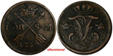 SWEDEN Frederick I (1720-1751) Copper 1749 1 Ore Mintage-312,900 KM# 416.1