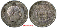 India-Portuguese Carlos I Silver 1903 1 Rupia Mintage- 200,000 Ch.XF  KM# 17