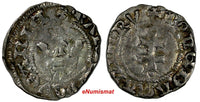 HUNGARY Queen Mary of Anjou (1385-1395) Silver Denar 15mm,