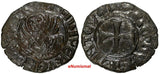 Venice Silver Antonio Venier (1382-1400) 1 Tornesello Toned Paol# 7 (14 855)