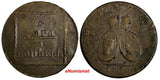 Moldavia & Wallachea Catherine II Copper 1774 2 Para 3 Kopeck SCARCE C# 3(14950)