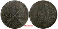 SWEDEN Adolf Frederick 1759 2 Ore,S.M Low Mintage:352,000 SCARCE KM#461(15 063)