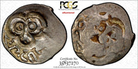 RUSSIA Feudal Coinage.Ryazan Silver(1350-02) DENGA PCGS XF45 TOP GRADED Sp.61.4