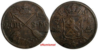 SWEDEN Adolf Frederick (1751-1771) Copper 1765 S.M. 2 Ore KM#461 (15122)