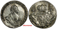 RUSSIA Elizabeth Silver 1752 IШ 10 Kopeks Grivennik Red Mint VF/XF C# 16a