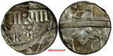 India-Princely States BARODA Sayaji Rao III Silver 1294(1877) 1 RUPEE 11,23g Y29