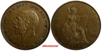 Great Britain George V Bronze 1932 1 Penny KEY DATE KM# 838 (14 185)