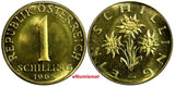 Austria Aluminum-Bronze PROOF 1965 1 Schilling KM# 2886 (17 984)